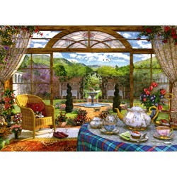 Schmidt Spiele (59593) - Dominic Davison: "View from the Conservatory" - 1000 pieces puzzle