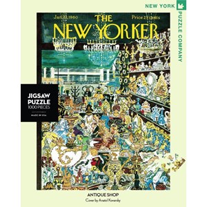 New York Puzzle Co (NPZNY1719) - "Anitque Shop" - 1000 pieces puzzle