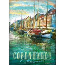 Schmidt Spiele (59583) - Patrick Reid O’Brien: "Copenhagen" - 1000 pieces puzzle