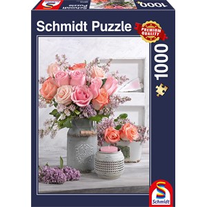 Schmidt Spiele (58314) - "Rustic Roses" - 1000 pieces puzzle