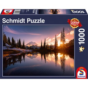 Schmidt Spiele (58321) - "Mountain Scene" - 1000 pieces puzzle