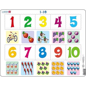 Larsen (AR3-2) - "1 to 10" - 10 pieces puzzle