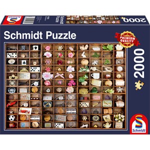 Schmidt Spiele (58326) - "Miniature Treasures" - 2000 pieces puzzle