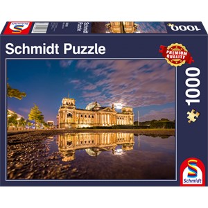 Schmidt Spiele (58336EAN) - "Parliament, Berlin" - 1000 pieces puzzle