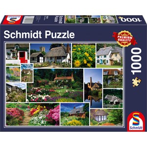Schmidt Spiele (58341) - "Have a Holiday in England" - 1000 pieces puzzle