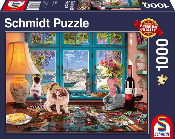 Schmidt Spiele (58344) - "At the Table" - 1000 pieces puzzle