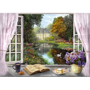 Schmidt Spiele (59590) - Dominic Davison: "View of the Castle Gardens" - 1000 pieces puzzle
