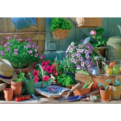 Schmidt Spiele (58313) - "At the Garden Table" - 1000 pieces puzzle