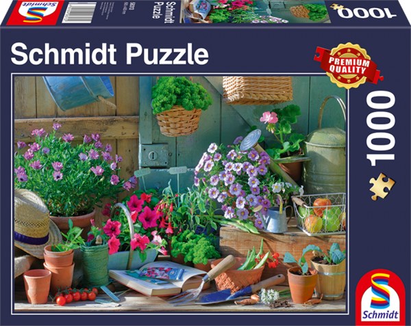 Schmidt Spiele (58313) - "At the Garden Table" - 1000 pieces puzzle