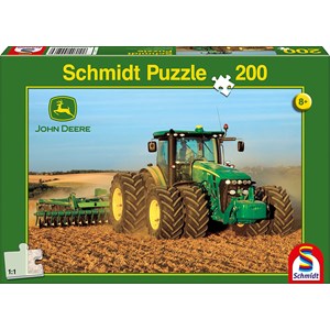 Schmidt Spiele (55526) - "Twin Tyre Tractor" - 200 pieces puzzle