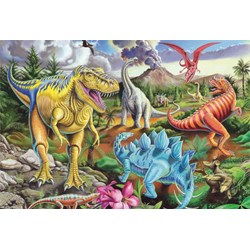 Schmidt Spiele (56916) - "Dinosaurs" - 100 pieces puzzle