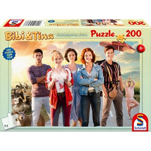 Schmidt Spiele (56236) - "Bibi and Tina, Tohuwabohu Total" - 200 pieces puzzle