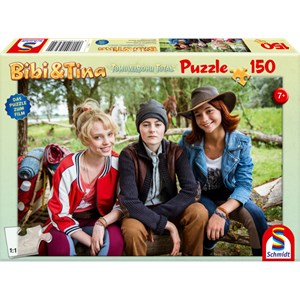 Schmidt Spiele (56234) - "Bibi, Tina and Adea" - 150 pieces puzzle