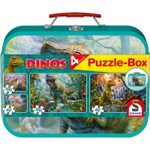 Schmidt Spiele (56495) - "Dinosaurs" - 60 100 pieces puzzle