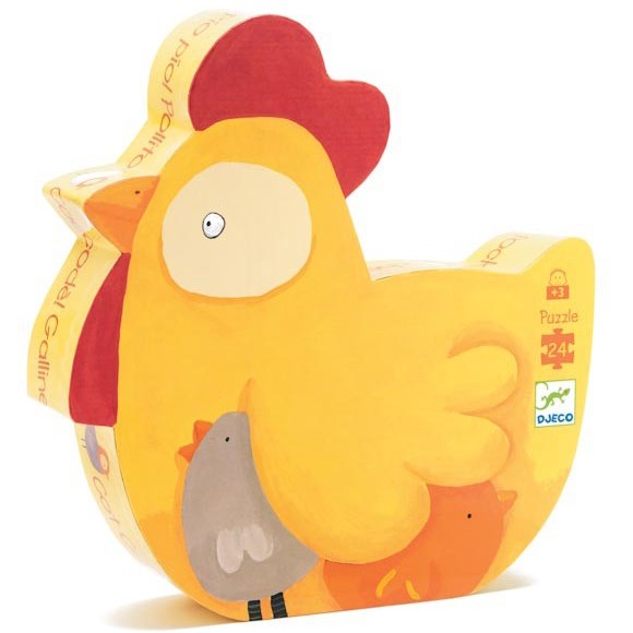 Djeco (07217) - "Chicken" - 24 pieces puzzle