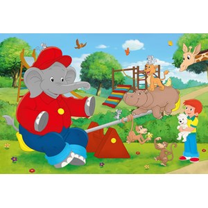 Schmidt Spiele (56262) - "Benjamin the Elephant" - 40 pieces puzzle