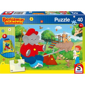 Schmidt Spiele (56262) - "Benjamin the Elephant" - 40 pieces puzzle