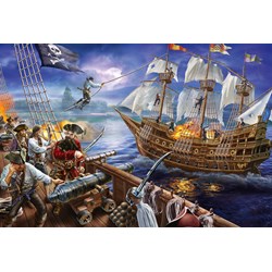 Schmidt Spiele (56252) - "Adventure with the Pirates" - 150 pieces puzzle