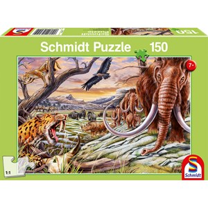 Schmidt Spiele (56251) - "Animals of the Ice Age" - 150 pieces puzzle