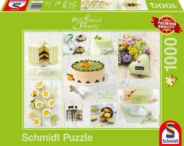 Schmidt Spiele (59575) - "Spring Green Cake Buffet" - 1000 pieces puzzle