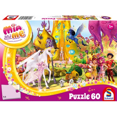 Schmidt Spiele 56296 Mia And Me 60 Pieces Puzzle