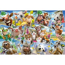 Schmidt Spiele (56294) - "Animal Selfies" - 200 pieces puzzle