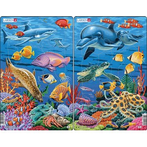 Larsen (H23) - "Coral reefs" - 25 pieces puzzle