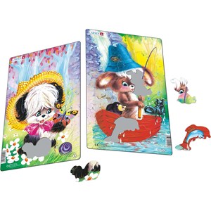 Larsen (CU2) - "Cute Animals" - 14 pieces puzzle