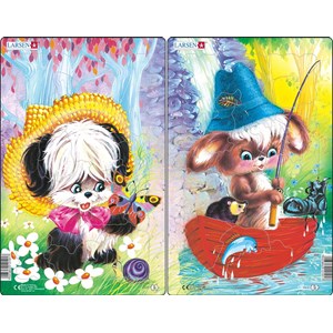 Larsen (CU2) - "Cute Animals" - 14 pieces puzzle