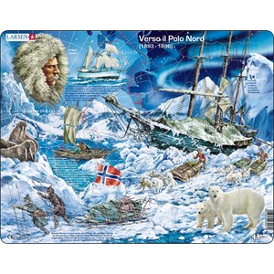 Larsen (NB7-IT) - "Towards the North Pole - IT" - 65 pieces puzzle