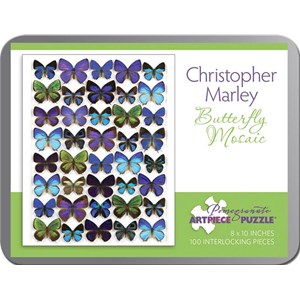 Pomegranate (AA798) - Christopher Marley: "Butterfly Mosaic" - 100 pieces puzzle