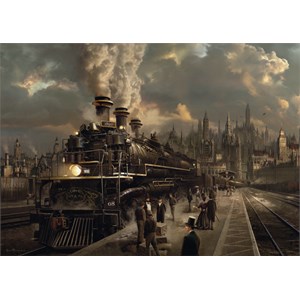 Schmidt Spiele (58206) - "Locomotive" - 1000 pieces puzzle