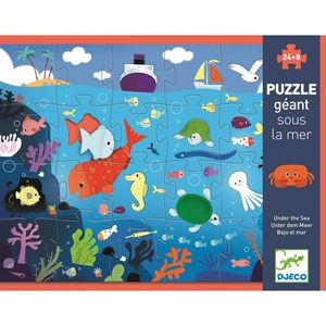 Djeco (07116) - "Under The Sea" - 24 pieces puzzle