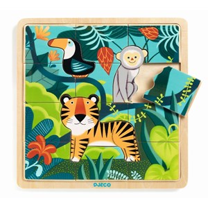 Djeco (01810) - "Jungle" - 16 pieces puzzle