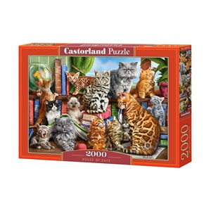 Castorland (C-200726) - "House of Cats" - 2000 pieces puzzle