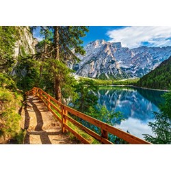 Castorland (C-104109) - "Braies Lake, Italy" - 1000 pieces puzzle
