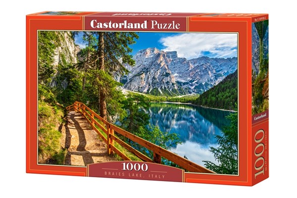 Castorland (C-104109) - "Braies Lake, Italy" - 1000 pieces puzzle