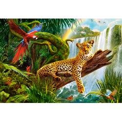 Castorland (C-104093) - "Resting Leopard" - 1000 pieces puzzle