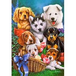 Castorland (C-104048) - "Puppies" - 1000 pieces puzzle