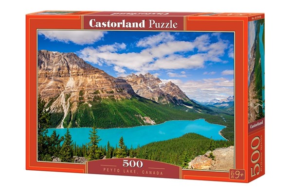Castorland (B-53056) - "Peyto Lake, Canada" - 500 pieces puzzle