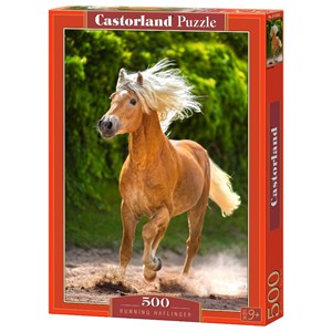 Castorland (B-52981) - "Running Haflinger" - 500 pieces puzzle