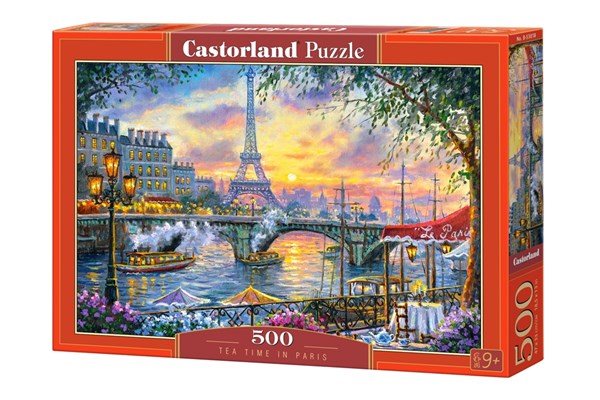 Castorland (B-53018) - "Tea Time in Paris" - 500 pieces puzzle