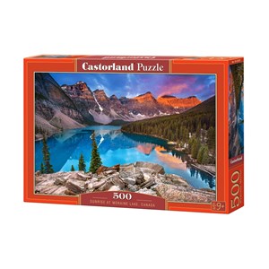 Castorland (B-53001) - "Sunrise at Moraine Lake, Canada" - 500 pieces puzzle