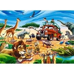 Castorland (B-018390) - "Safari Adventure" - 180 pieces puzzle