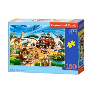 Castorland (B-018390) - "Safari Adventure" - 180 pieces puzzle