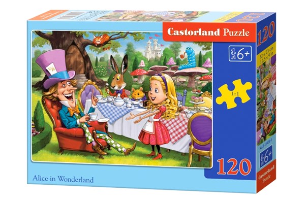 Castorland (B-13456) - "Alice in Wonderland" - 120 pieces puzzle