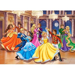 Castorland (B-13449) - "Princess Ball" - 120 pieces puzzle