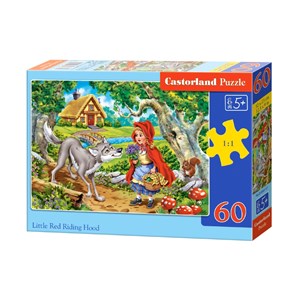 Castorland (B-066117) - "Little Red Riding Hood" - 60 pieces puzzle