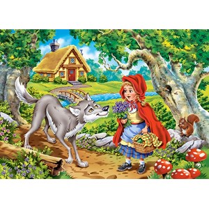 Castorland (B-066117) - "Little Red Riding Hood" - 60 pieces puzzle