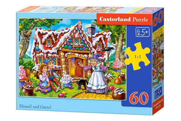 Castorland (B-066094) - "Hansel and Gretel" - 60 pieces puzzle